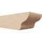 Ekena Millwork 6in. W x 4in. H x 12in. L Greensboro Woodgrain TimberThane Rafter Tail, Primed Tan RFTUR06X04X12GRNRCPR - alternate 1